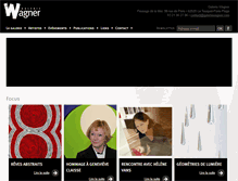 Tablet Screenshot of galeriewagner.com